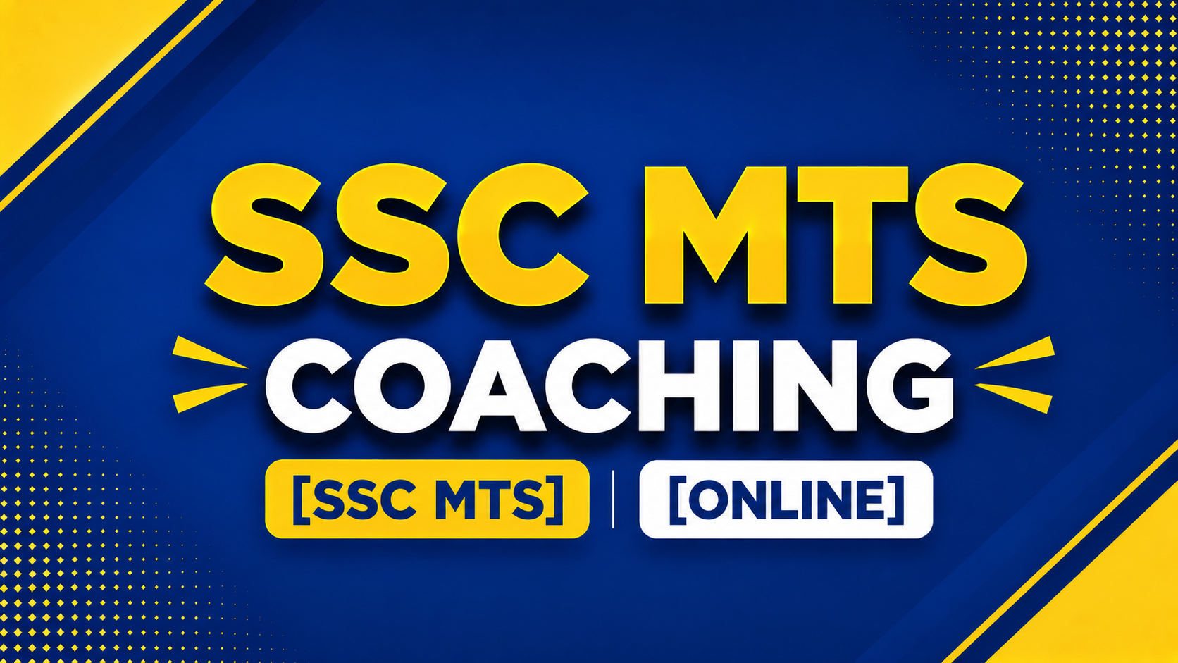 SSC MTS Coaching